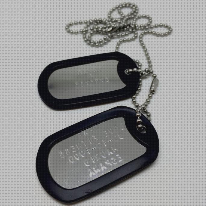Review de chapas de identificacion militares grabadas
