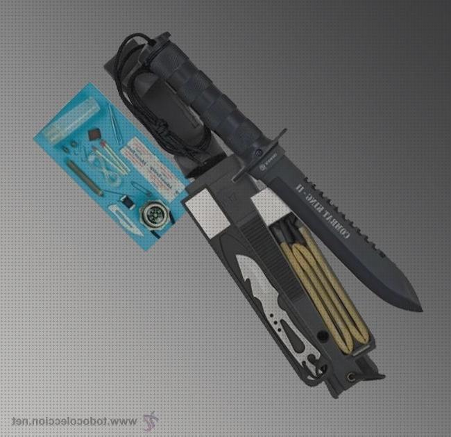 Las mejores hojas cuchillos tacticos con kit supervivencia
