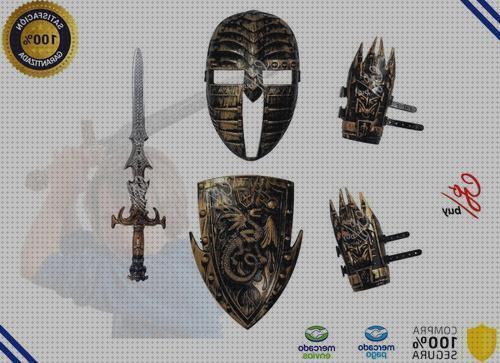 Review de espada y escudo de gladiador de niño