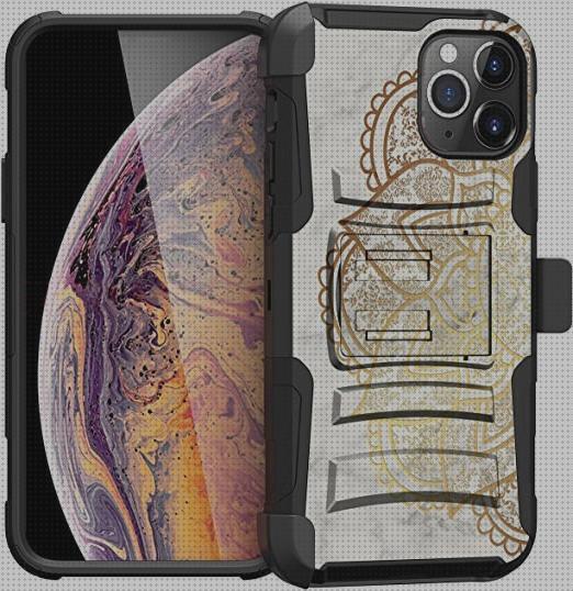 Review de funda de movil con pistola de silicona mandala