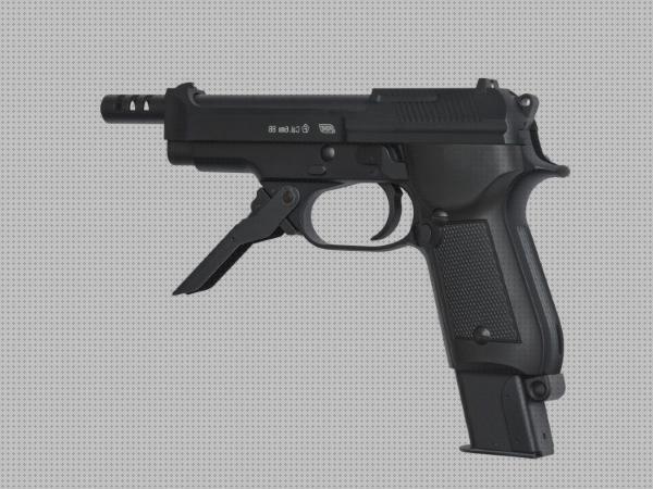Review de pistola airsoft co2 con ráfaga