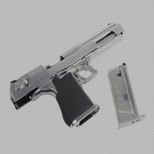 Review de pistola airsoft desert eagle cromada tokyo marui gbb blowback