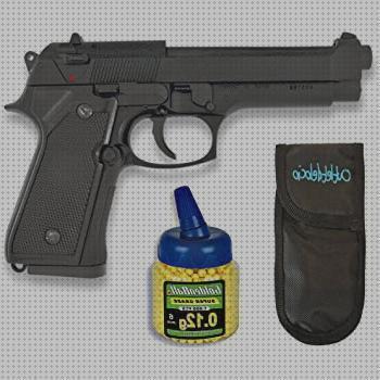 Las mejores pistolas airsoft pistola airsoft mf 9s negra metálica