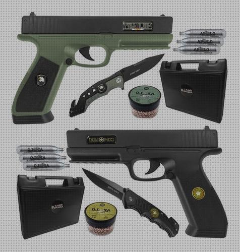 Review de pistola balines glock military co2