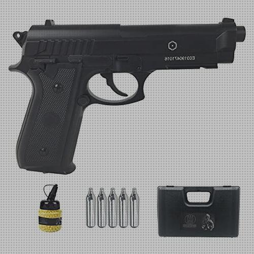 Review de pistola de airsoft co2 cybergun taurus pt 92 nylon nbb