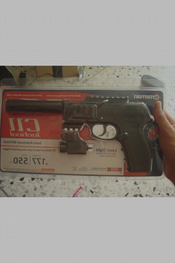 Las mejores co2 pistola de co2 crosman tactical c11 con silenciador y laser