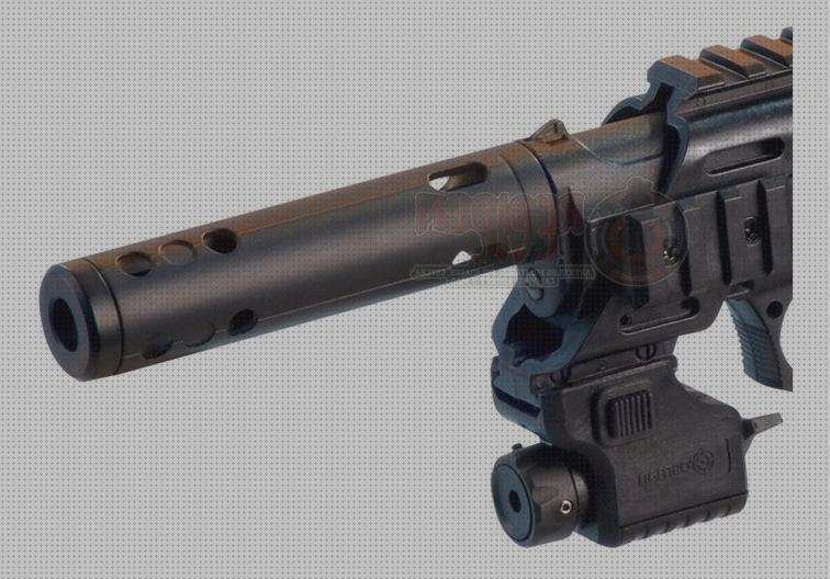 Review de pistola de co2 crosman tactical c11 con silenciador y laser