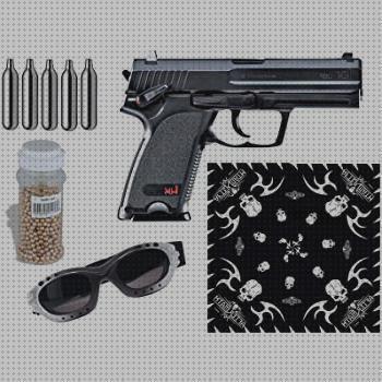 Review de umarex u25561 pistola airsoft h k usp gas co2